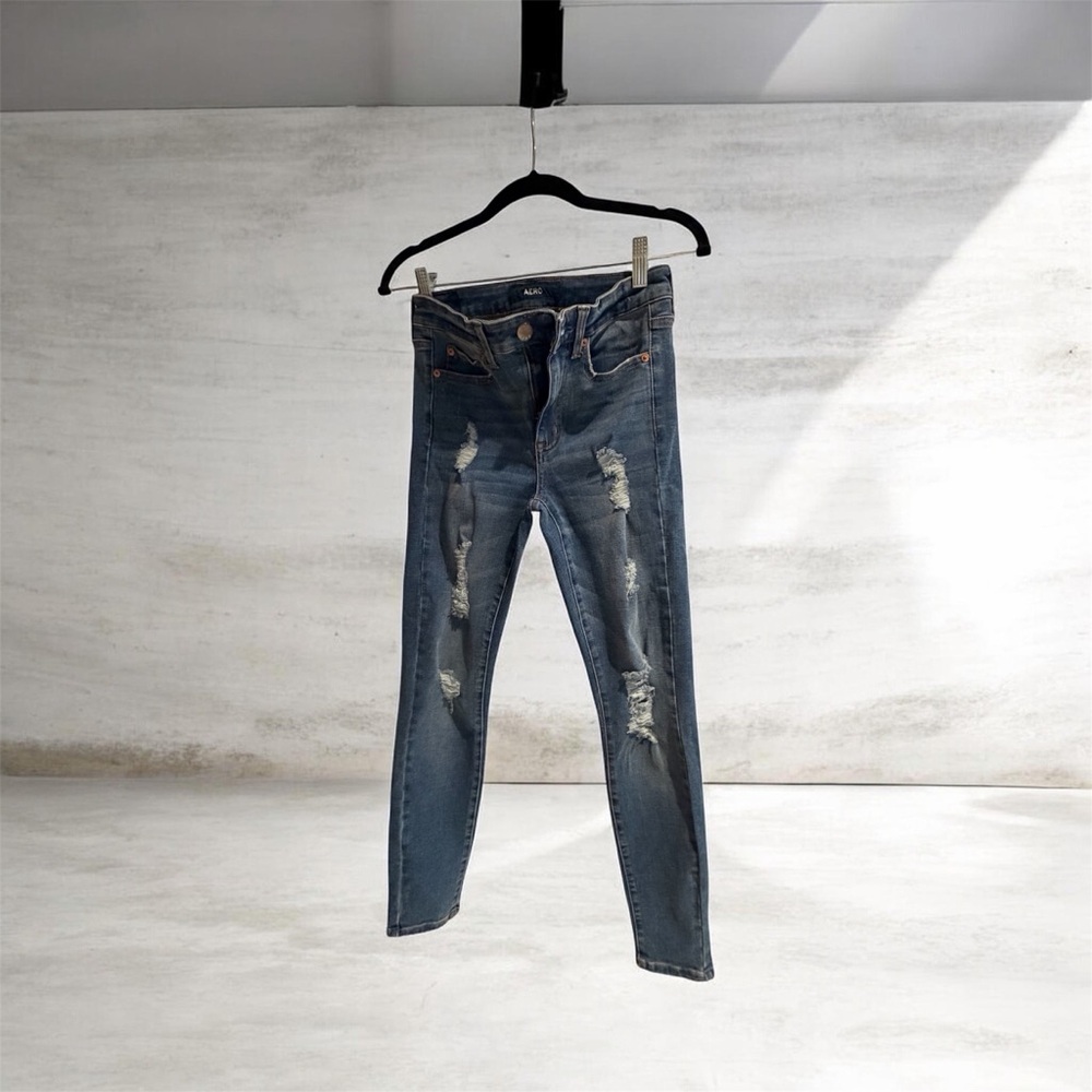 AERO Stylish Blue Distressed Jeans- size 2R